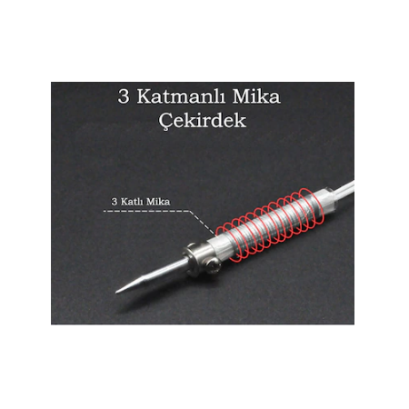 Kalem Havya Seramik Rezistanslı Mika Saplı