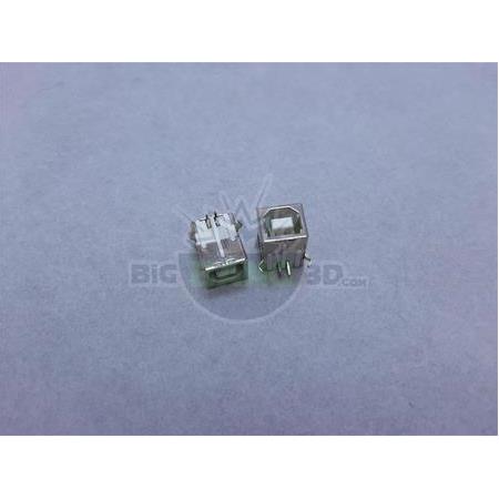 USB B Tipi Dişi Konnektör (Yatık)