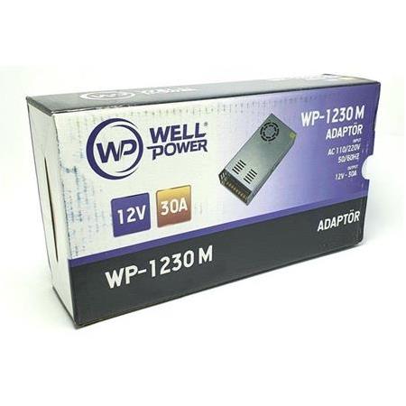 WELL POWER 12V-30A WP-1230 M ADAPTÖR YÜKSEK PERFORMANSLI