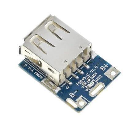 Tekli Powerbank Modülü Gerilim Yükseltici