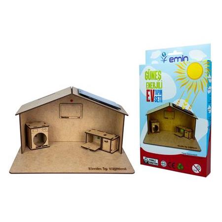GÜNEŞ ENERJİLİ EV YAPIM SETİ-RUZGAR ENERJİLİ DENEY SETİ-MAKET EV