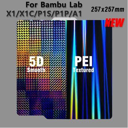 Bambulab 257x257mm Hologramlı Özel Tablo Yüzeyi H1H