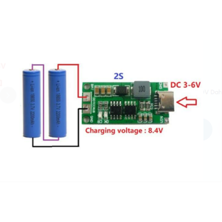 2S 8.4V 4A Li-ion & Lipo Pil Şarj Devresi