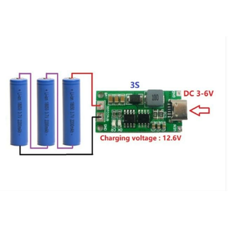 3S 12.6V 4A Li-ion & Lipo Pil Şarj Devresi
