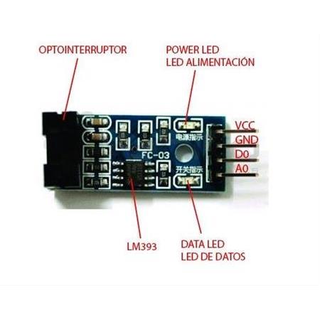 Lm393 Kızılötesi Arduino Hız Sensörü Modülü