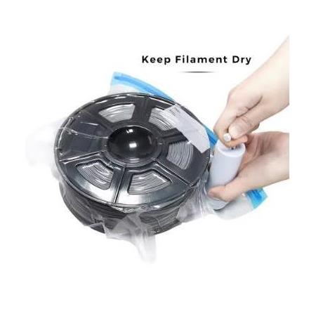 Vakumlu Filament Saklama Poşeti (5 Adet Poşet+Pompa+Kilitleme Aparatı)