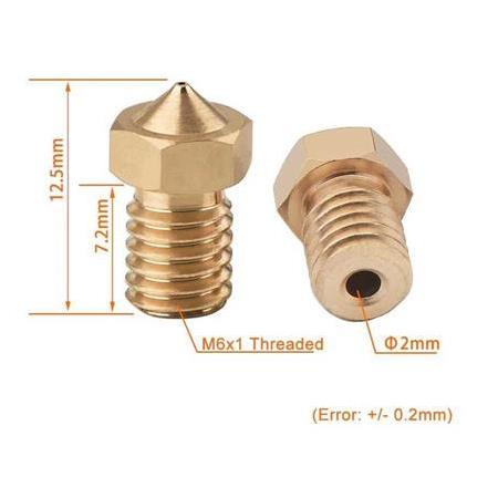 E3D V6 / V5 Uyumlu Nozzle