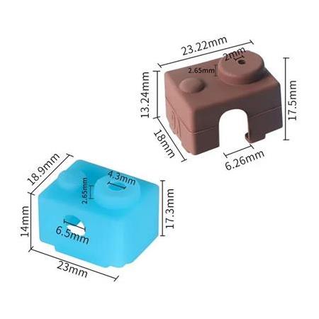 Silikon Çorap Hotend E3D V6 (Cam Termistör Uyumlu)